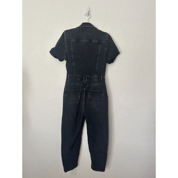 PAIGE Black Denim Jumpsuit - Picture 7 of 13